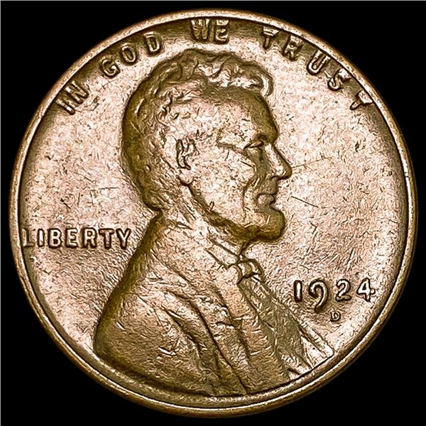 1924-D Wheat Cent CLOSELY UNCIRCULATED