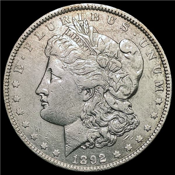 1892 Morgan Silver Dollar CLOSELY UNCIRCULATED
