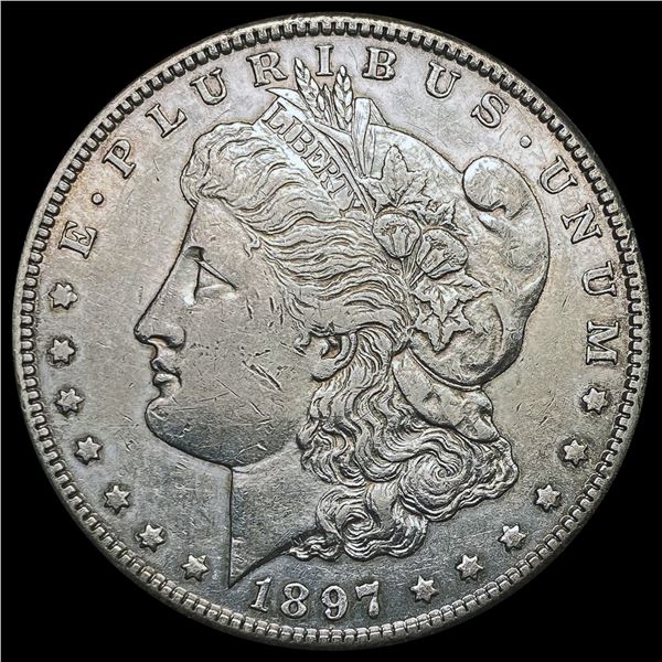 1897-S Morgan Silver Dollar CLOSELY UNCIRCULATED
