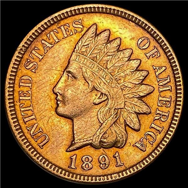 1891 RD Indian Head Cent UNCIRCULATED