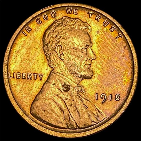 1918 RD Wheat Cent UNCIRCULATED