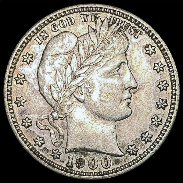 1900-S Barber Quarter CLOSELY UNCIRCULATED