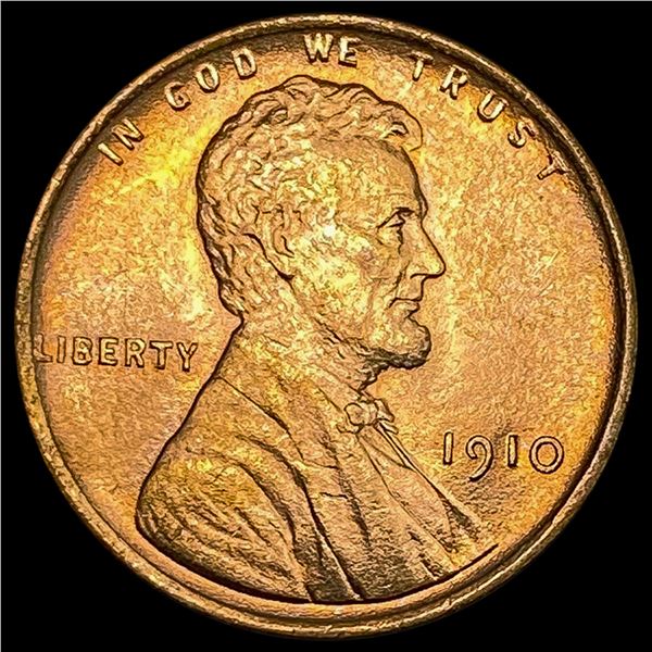 1910 RD Wheat Cent CHOICE BU