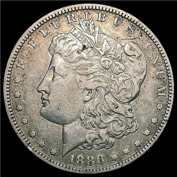1886-S Morgan Silver Dollar CLOSELY UNCIRCULATED