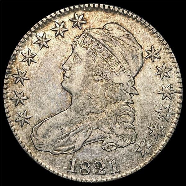 1821 Capped Bust Half Dollar CHOICE AU