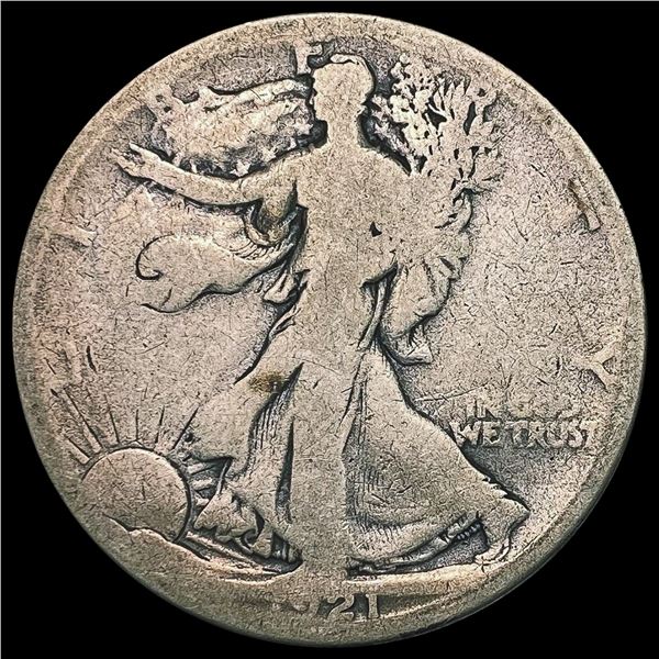 1921-D Walking Liberty Half Dollar NICELY CIRCULATED