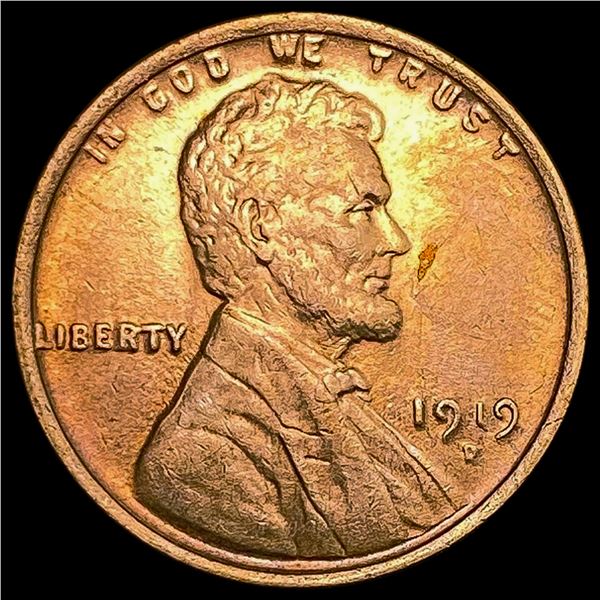 1919-D RD Wheat Cent UNCIRCULATED