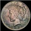 1923 Toned Silver Peace Dollar UNCIRCULATED