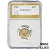1925 Mercury Silver Dime PGA MS63+