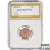 1916-D Wheat Cent PGA MS66+ RED