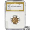 1887 Indian Head Cent PGA PR65 RED CAMEO
