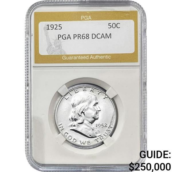 1952 Franklin Half Dollar PGA PR68 DCAM PROOF