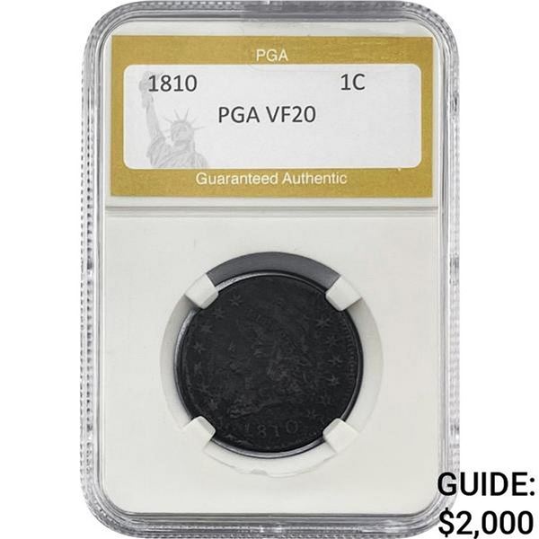 1810 Classic Head Large Cent PGA VF20