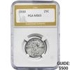 Image 1 : 1930  Standing Liberty Quarter PGA MS63