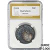 Image 1 : 1826 Capped Bust Half Dollar PGA MS63+ MONSTER