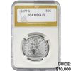Image 1 : 1877-S Seated Liberty Half Dollar PGA MS64 PL