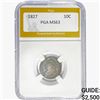 Image 1 : 1827 Capped Bust Dime PGA MS63