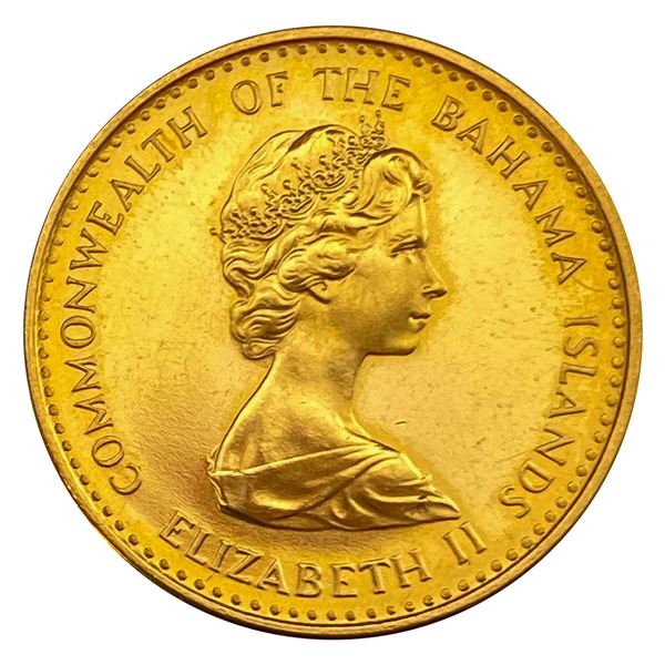 1971 Bahamas $20 Coin, .2355 oz agw