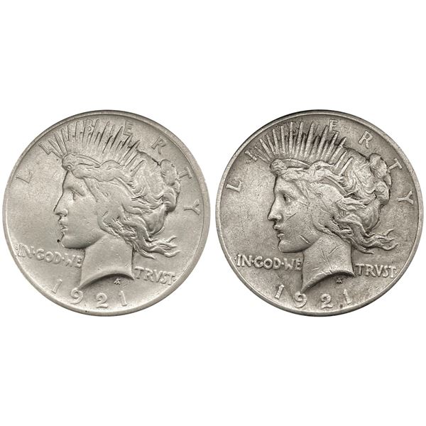 1921 [2] Silver Peace Dollar