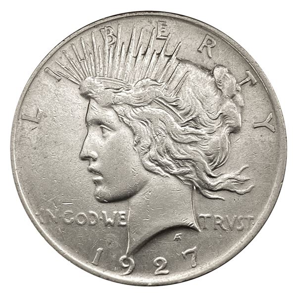 1927-D Silver Peace Dollar