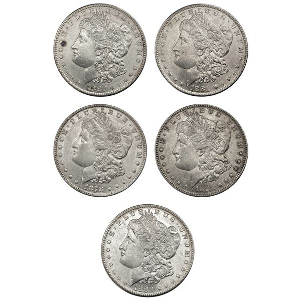 1878-1882 [5] Morgan Silver Dollar