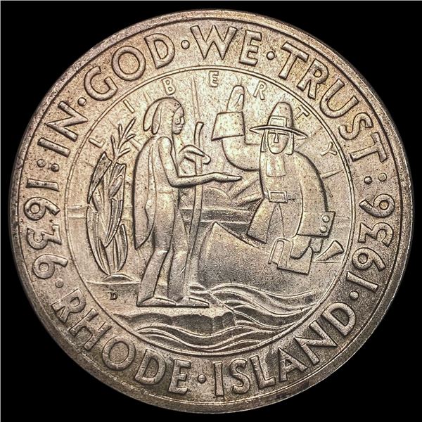 1936-D Rhode Island Half Dollar UNCIRCULATED