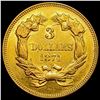 Image 2 : 1874 $3 Gold Piece UNCIRCULATED