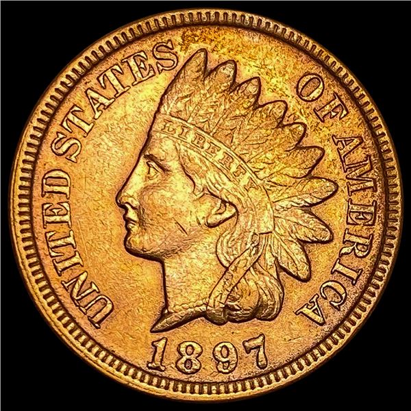 1897 RD Indian Head Cent UNCIRCULATED