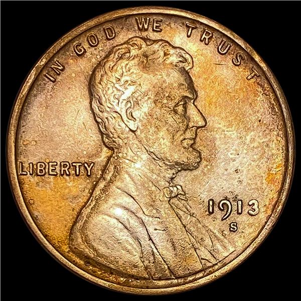 1913-S Wheat Cent HIGH GRADE