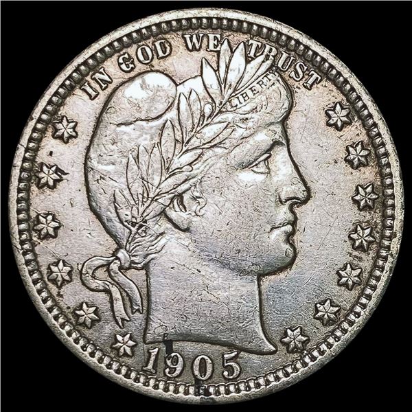 1905-O Barber Quarter CLOSELY UNCIRCULATED