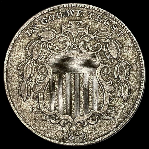 1879 Shield Nickel CLOSELY UNCIRCULATED