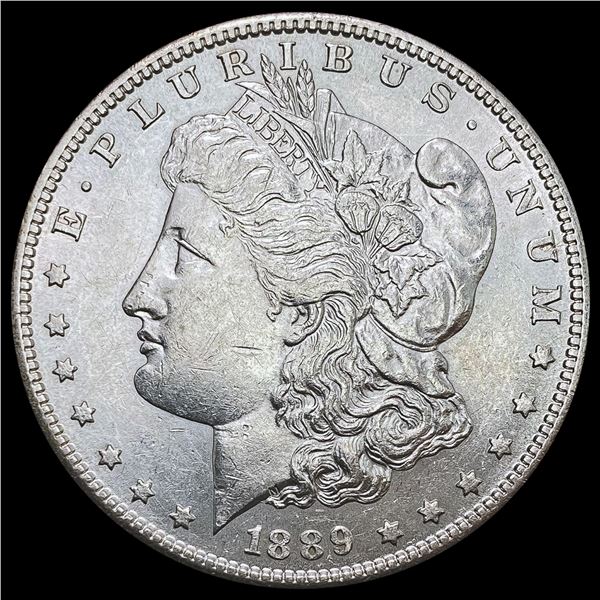1889-S Morgan Silver Dollar CHOICE AU