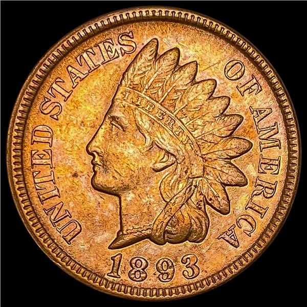 1893 RD Indian Head Cent UNCIRCULATED