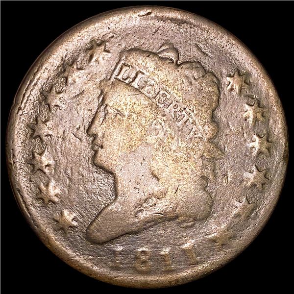 1811 Classic Head Large Cent NICELY CIRCULATED