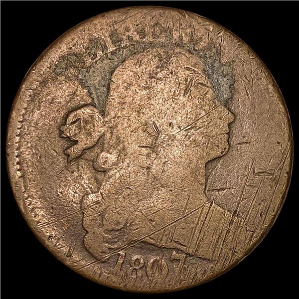 1807 Draped Bust Large Cent NICELY CIRCULATED
