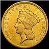 Image 1 : 1854 $3 Gold Piece CLOSELY UNCIRCULATED