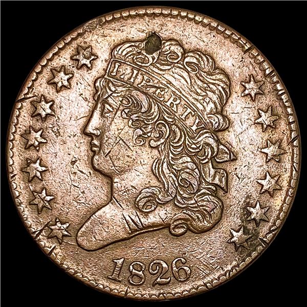 1826 Classic Head Half Cent HIGH GRADE