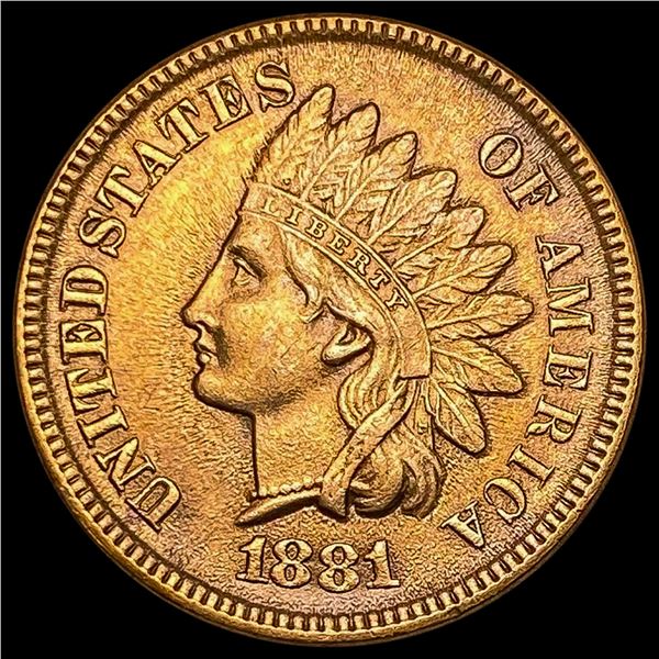 1881 RD Indian Head Cent UNCIRCULATED