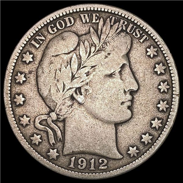 1912-D Barber Half Dollar LIGHTLY CIRCULATED