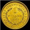 Image 2 : 1851 Rare Gold Dollar UNCIRCULATED