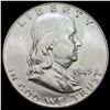 Image 1 : 1949 Franklin Half Dollar CHOICE BU