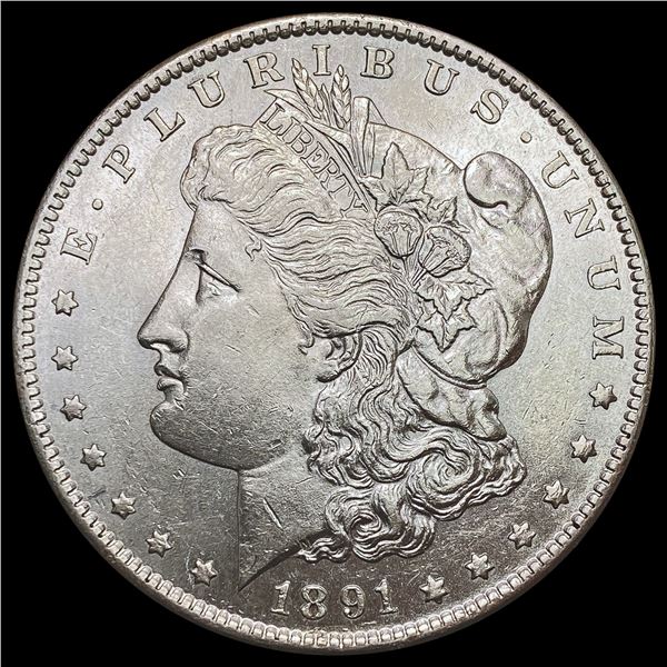 1891-S Morgan Silver Dollar CLOSELY UNCIRCULATED