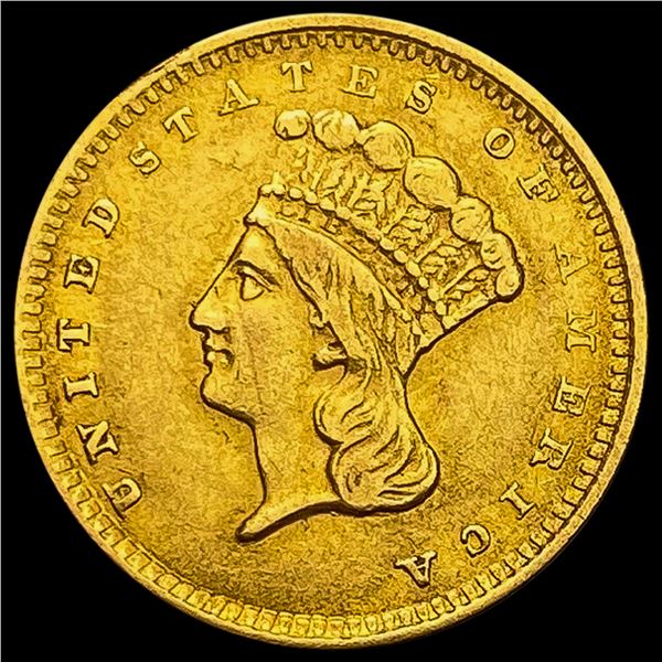 1856 Rare Gold Dollar CHOICE AU