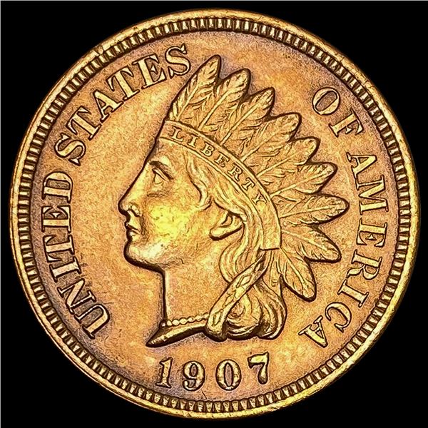 1907 RD Indian Head Cent UNCIRCULATED