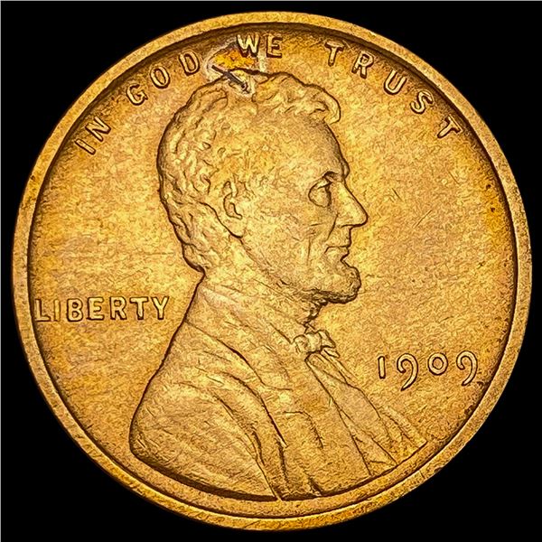 1909 VDB RD Wheat Cent UNCIRCULATED