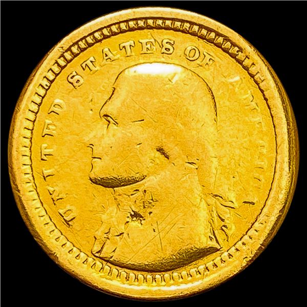 1903 Louisiana Purchase Rare Gold Dollar CLOSELY UNCIRCULATED
