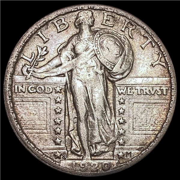 1920-S Standing Liberty Quarter LIGHTLY CIRCULATED