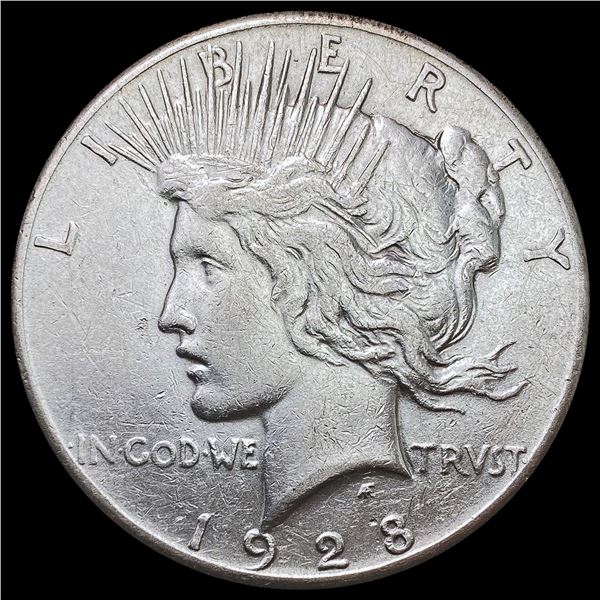 1928 Silver Peace Dollar CLOSELY UNCIRCULATED