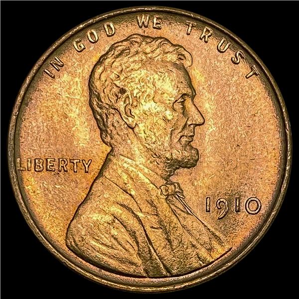 1910 RD Wheat Cent CHOICE BU