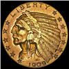 Image 1 : 1909-D $5 Gold Half Eagle HIGH GRADE